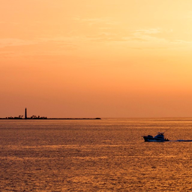 A boat at Everglades National Park