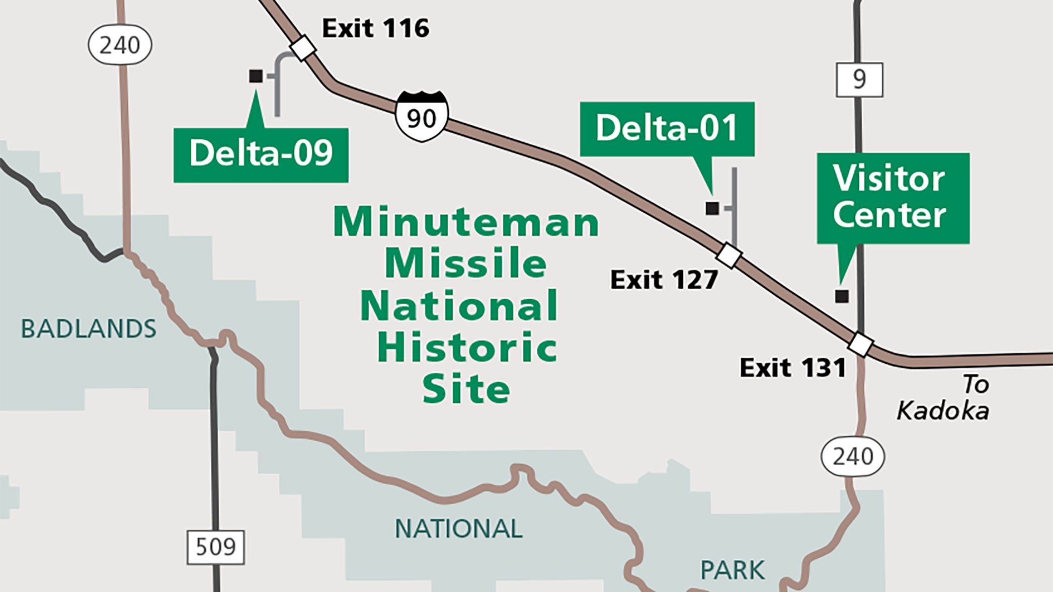 Area map showing location of three park units