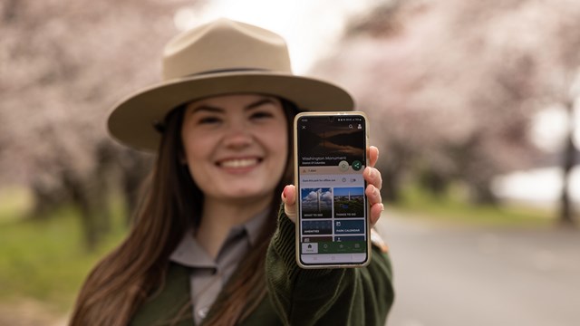 National Park Service logo on app icon