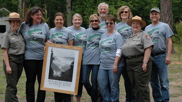 friends group doing trail work