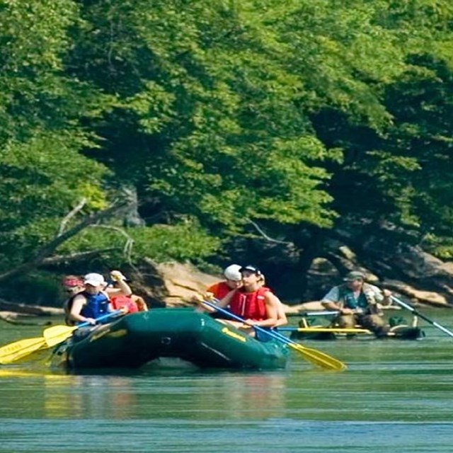 Paddling the Chattahoochee River