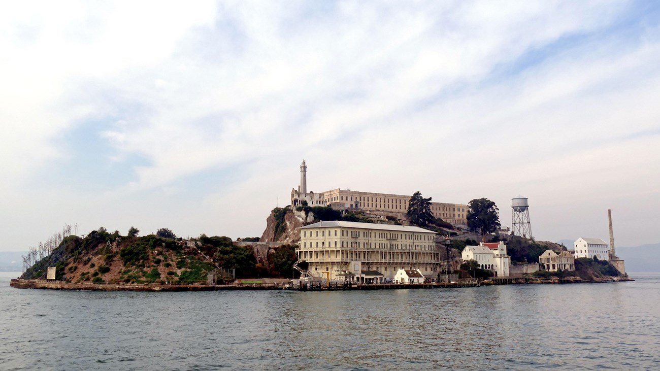 View of Alcatraz Island from the Pacific Ocean