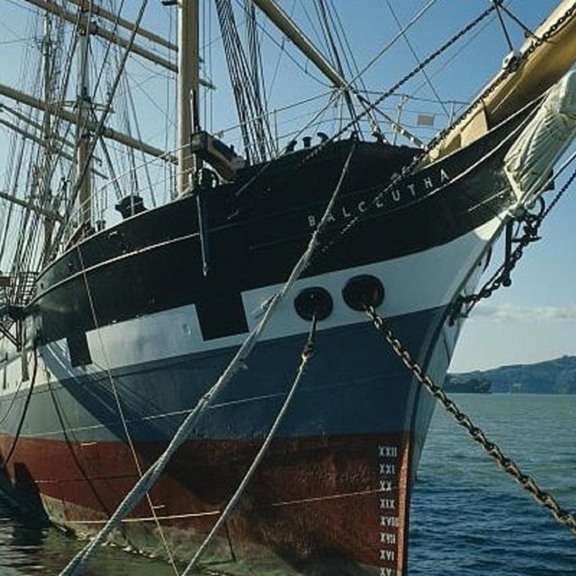 Balclutha, circa 1960s, photo from Library of Congress. 