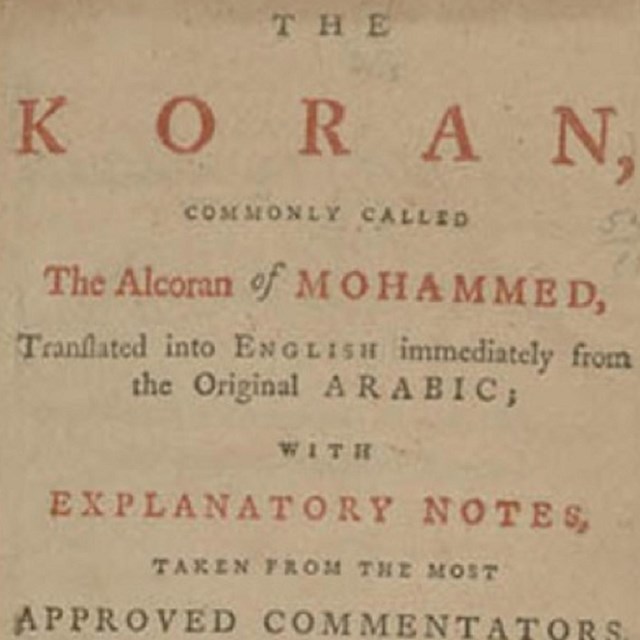 An image of Thomas Jefferson's Copy of the Holy Qu'ran