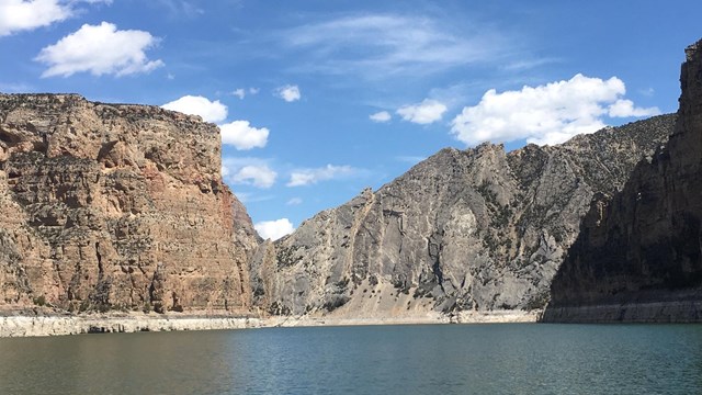 View from inside the canyon.