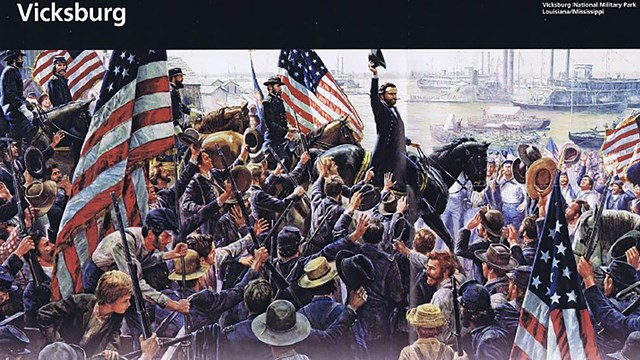 A image of "The Glorious Forth: Ulysses S. Grant at Vicksburg" by Mort Kunstler