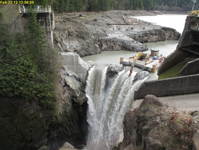 Glines Canyon Dam Removal, February 23 2012