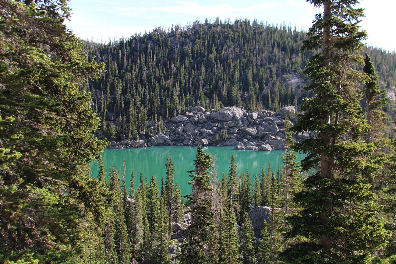 Lake Haiyaha_After Debris Slide