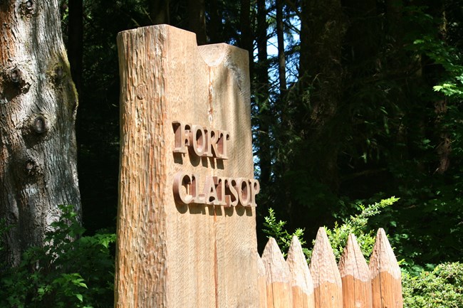 Letrero de Fort Clatsop