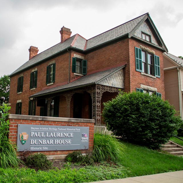 Historic two-story brick house