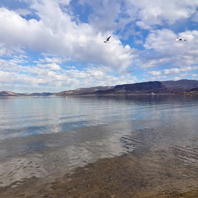 Clear day over Lake Mead, Lake Mead National Recreation Area, 2015.