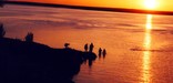 Fishing at Sunset on Lake Amistad