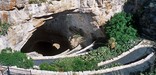 The natural entrance to Carlsbad Cavern.