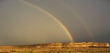 photo of a double rainbow