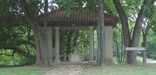 The historic Black Sulphur Springs pavilion