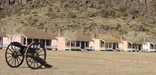 3- Inch Ordnance Rifle on Parade Ground wth Officers Row in the Background