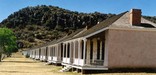 A modern view of Officers Row from the north end.