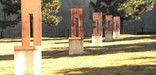 Detail of the field of empty chairs