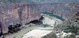 A view in the Lower Canyons of the Rio Grande