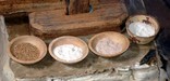 Flour ground at Mission San José Mill