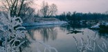 Winter Settles on the Cuyahoga River. Photo by Tom Jones.