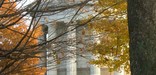 George Rogers Clark Memorial with fall tree