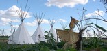 Tipi and Garden