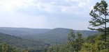 View across Ozark hills