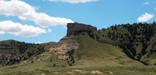 View of Crown Rock from the Visitor Center.  Photo by Jonathan S. Garcia.