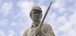Soldier on the 128th Pennsylvania Infantry Monument