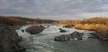 Late afternoon view of the falls