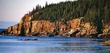Otter Point basks in the glow of sunrise.