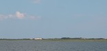 Fire Island seen from calm of the Great South Bay.