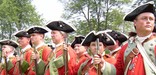 British soldiers await action at Fort Necessity