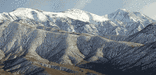 Panamint Mountains in winter
