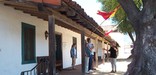 Visitors at El Presidio de Santa Barbara in California