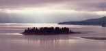 Barneby Island in the rain.