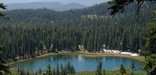 View of Crumbaugh Lake from Trail to Bumpass Hell