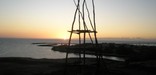 Lele (offering tower) at sunset