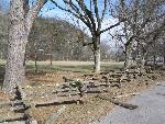 Split rail fence