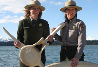Tilden Award nominees Kelly VandenBerg and Melissa Senac, Glacier Bay National Park and Preserve Tilden Award nominees Kelly VandenBerg and Melissa Senac, Glacier Bay National Park and Preserve