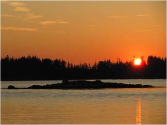Sunset from Isle au Haut