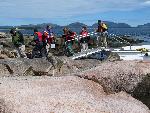 Visitors Disembark