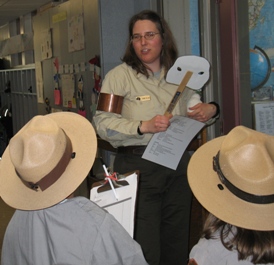 Joanne Kellner leading Resource Management skit