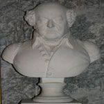 Bust of John Adams found in the Old House