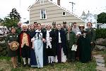 Adams NHP staff and historical characters gather