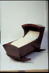 Cradle believed used by the infant John Quincy