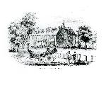 View of the Adams Mansion at Quincy, 1852