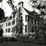 Side of the Old House with wisteria, 1960s