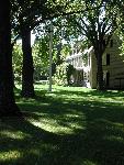 Side view of the Old House and front lawn, 2006